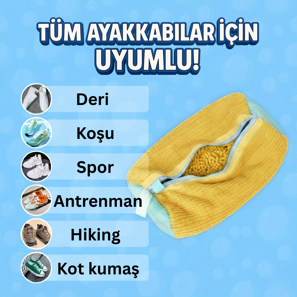 Pakpapuc™ Ayakkabı yıkama çantası