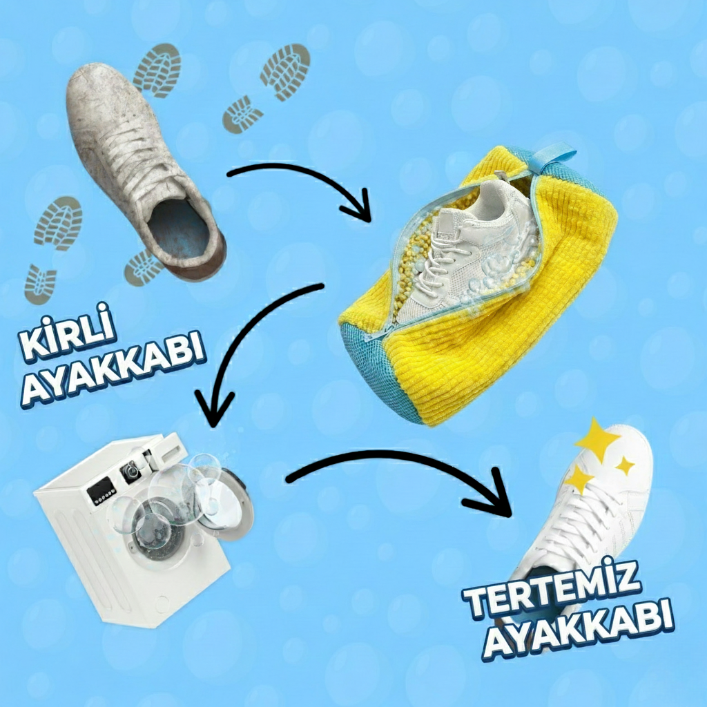 Pakpapuc™ Ayakkabı yıkama çantası